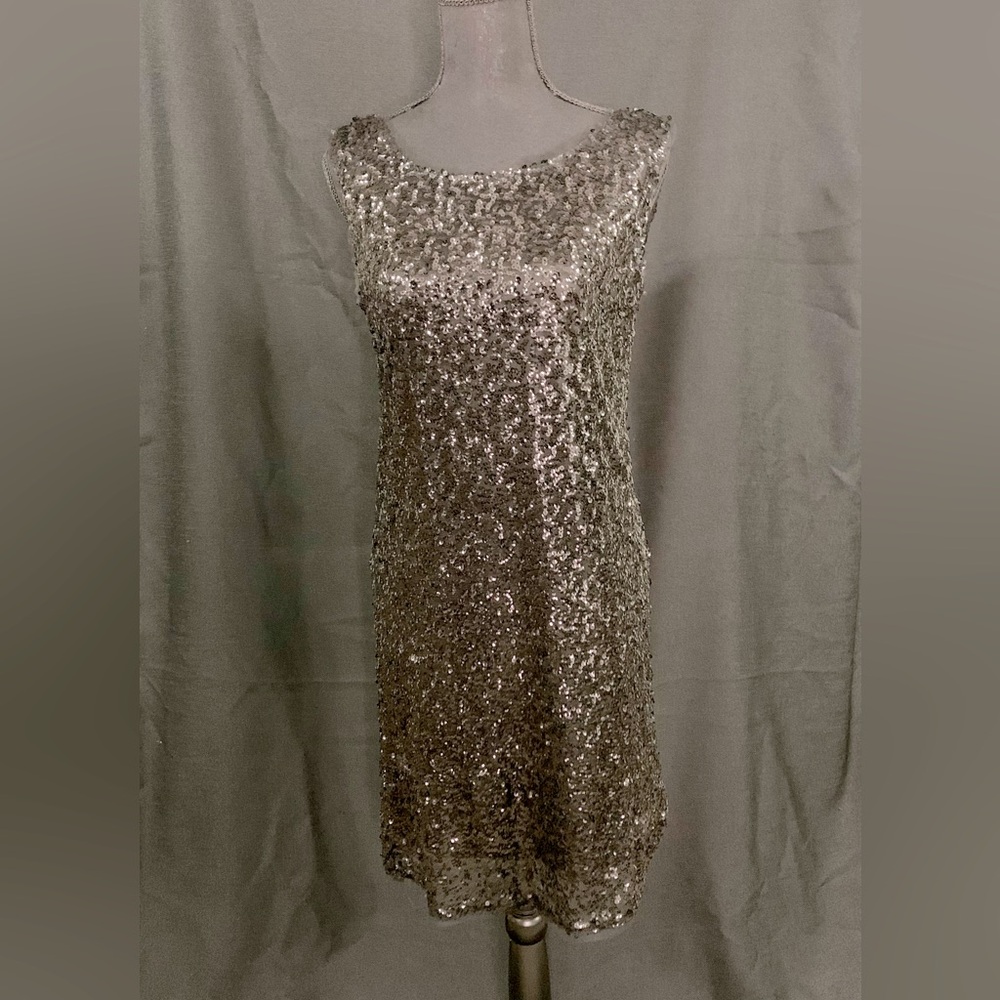 THML | LS179 | Black sequin slip dress | Size: L